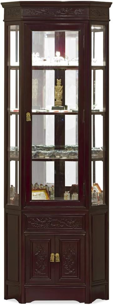 Amazon Com China Furniture Online Rosewood Corner Cabinet 20