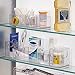InterDesign Med+ - Makeup and Medicine Cabinet Multi-Level Organizer with Buil-In-Handles - Clear - 3 x 12 x 3 inches
