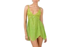 Yiulangde Halloween Fairy Costume Women Green Tinkerbell Dress Sexy Corset Going Out Mini Dress with Elf Wings Cosplay Party