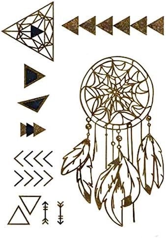 Temporary Metallic Tattoos (Single Sheet) (Sheet 12) by BG247