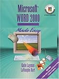 Microsoft Word 2000 Made Easy (Layman & Hart's Word Processing Made Easy Series) by 