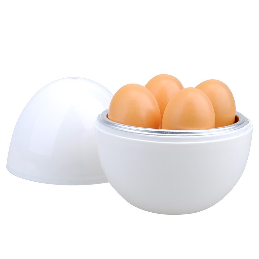 Huevo Microondas Huevo Caldera/Cuecehuevos Huevera Cocedor para 4 ...