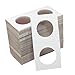 BCW 100 Coin Flips Holders for Half Dollars | Coin Flips 2x2 Archival-Grade Protection | Cardboard Coin Holder | Ideal for Coin Collectors | Bulk Pack | Display & Storage Solution
