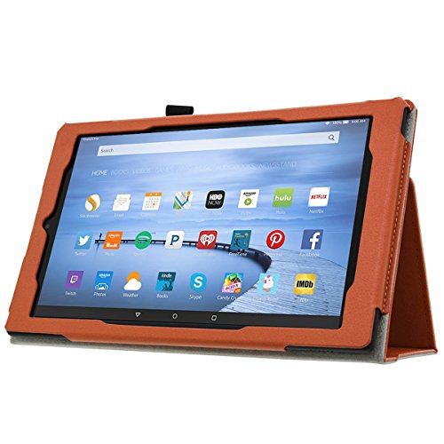 Fire HD 10 2015 5th Gen Case HOTCOOL Slim New PULeather Folio With