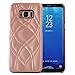 Galaxy S8 Plus Case,Hidden Back Mirror Wallet Case with Stand Feature and Card Holder for Samsung Galaxy S8 Plus (Rose Gold)