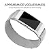 For Fitbit Charge 2 Bands, Lotyes Metal Milanese Loop Stainless Steel Replacement Magnet Lock Strap Small & Large Bands for Fitbit Charge 2, Silver, Gold, Rose Gold, Black,Pink