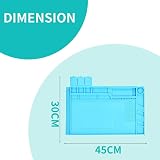 yowtiny Soldering Mat Large 17.7 x 11.8 in 932F Heat Resistant Silicone view 7