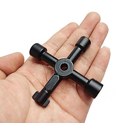 Refaxi 4 Way Utility Service Metal Key Plumbing Radiator Bleed Gas Electric Meter Tap