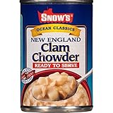 Bumble Bee Snow's Ocean Classics Ready to Serve New England Clam Chowder, 15 Ounce Can 12 Count