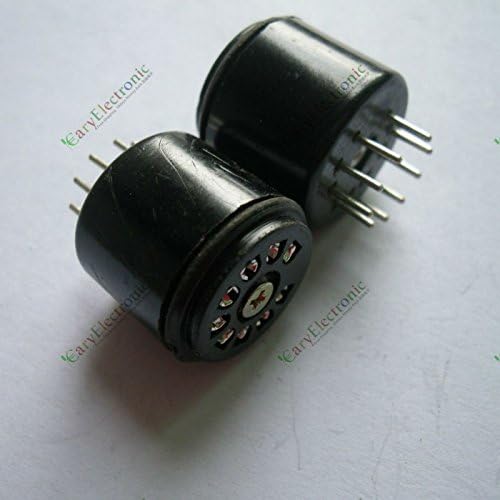 Cary 4pc 9pin Bakelite Vaccum Tube Socket Saver Base for 12ax7 12au7 Ecc82 Ecc83 Amps