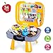 Kitchen Cutting Toys,Chef Playsets -34Pcs with Food Accessories and Kitchenware Box,Pretend Play Food Toys for Boys & Girls by Kidcia