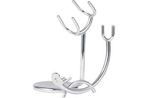 Grandslam Shaving Razor and Brush Stand, Stainless Steel Shaving Razor Holder, Compatible with Long and Short Handle Safety Razor, Straight Razor and Barber Razor