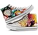 My Hero Academia Izuku Midoriya Katsuki Bakugo Shoto Todoroki Cosplay Shoes Canvas Shoes Sneakers