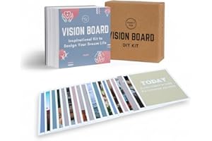 SIMPLY RSB 2026 New Year's Resolution The Ultimate Vision Board Kit and Inspirational Gift | 100 Motivational Cards, Complete Wall Decor Accessories (Cards Only)