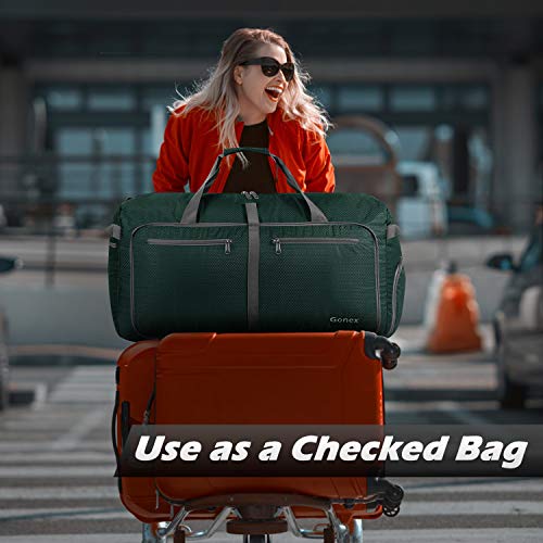 Gonex 100L Large Foldable Travel Duffle Bag with Shoes Compartment