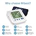 MIBEST Portable Blood Pressure Monitor - BP Cuff Meter with Display - Standard Size Blood Pressure Machine 8.7-12.6
