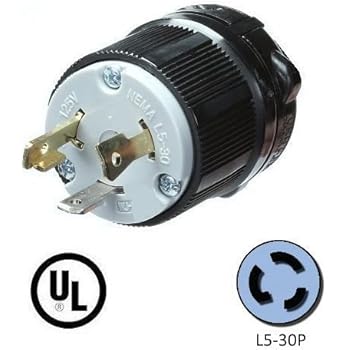 L5-30P Plug - NEMA Locking Plug, 30 Amps, 125V - Electric ... l5 30p wiring ac plug 