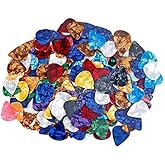 AUGSHY 30 Pack Guitar Picks Variety Pack for Bass Electric Acoustic Guitars Accessories Sampler Value Pack Includes Thin, Med