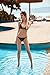 Jaci.Vela Women's Fashion Bikini Set Solid Color Two Piece Swimsuit,US4-6=Tag Size M,Olive Green