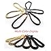 MERRYLIGHT Women's Adjustable Elastic Hair Band Braided Hair Headbands (Light Gold Blonde-863)