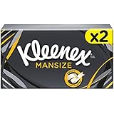Kleenex Mansize White Tissues Twin Pack 2 x 100 per pack
