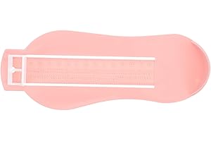 ROSENICE Foot Measurement Device Baby Foot Length Measure Tool Shoes Size Measuring Gauge for Infants Kids Men Women Adults (Pink)