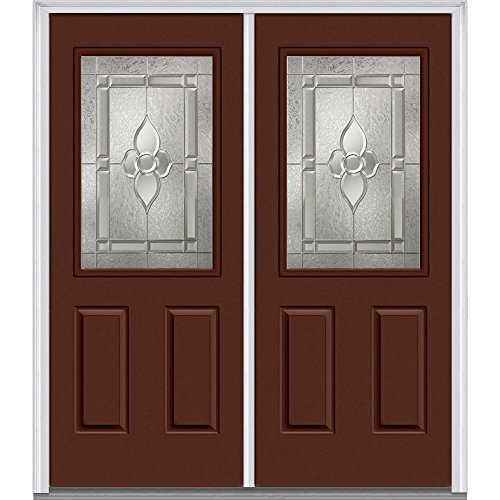 National Door Company ZA12847R Fiberglass Smooth, Redwood