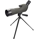 Feyachi Spotting Scope with Tripod,20-60x60AE Zoom Monocular Telescope with 45-Degree Angled Eyepiece for Bird Watching