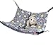 Niteangel Hanging Hammock Nap Sack Swing Bag Pet Sleeper for Ferret Rat Sugar Glider and Other Small Animals (Blue, Star)