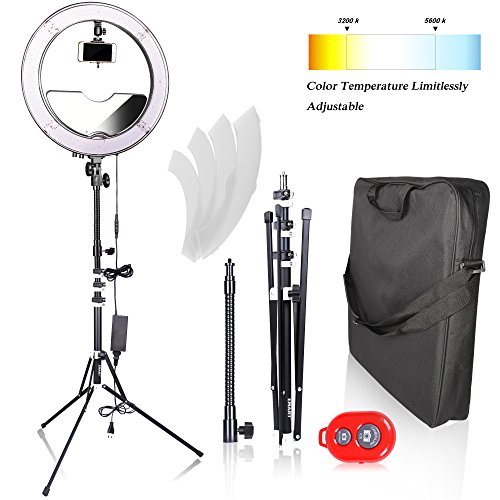Emart-18-inch-480-LED-Ring-Light-Photography-55W-Dimmable-Adjustable-Color-Temperature3200K-5600K-Circle-Lighting-Kit-for-Makeup-Camera-Photo-Studio-Video-Shooting