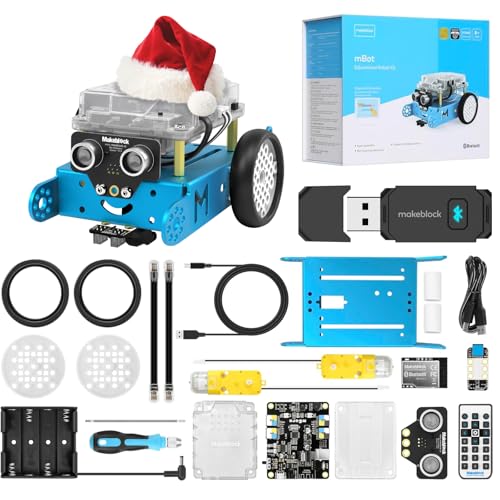 Makeblock mBot Robot Kit with Dongle, 25ft Range Bluetooth Conection, STEM  Projects for Kids Ages 8-12 Learn t