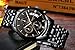 Watch for Men Waterproof Stainless Steel Sport Analog Quartz Watch Gents Fashion Dress Wrist Watch