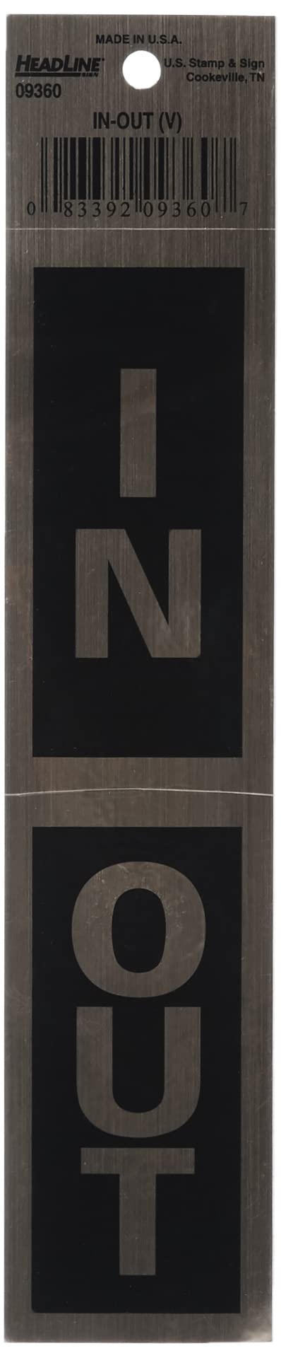 Headline Sign 9360 Self-Stick Sign, inOut, 2 Inches by 8 Inches