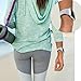 bayite Soft Silicone Sport Bands Compatible Fitbit Ionic Replacement Band Perforated Breathable Accessories Wristband Women Men Gray/White