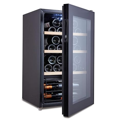 HYYQG Nevera para Vino Nevera para Bebidas Muy Silenciosa 4 ...