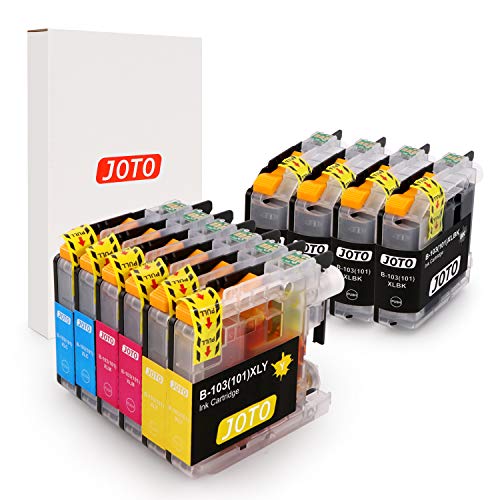 JOTO Compatible Ink Cartridge Replacement for Brother LC-103XL LC103XL LC103 XL MFC J870DW J450DW J470DW J650DW J4410DW (4 Black, 2 Cyan, 2 Magenta, 2 Yellow, 10 Pack, High Yield)