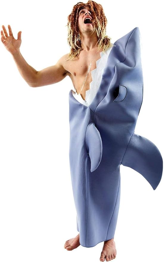 Orion Costumes Mens Shark Halloween Novelty Funny Film Fancy Dress