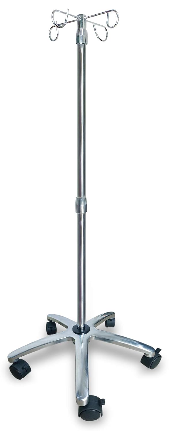 [Actualizado] IV Polo con ruedas, IV Stand Pole de 20 kg de capacidad