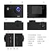 Sports Action Camera 1080P 12MP Waterproof Helmet Camera Underwater Cam with 170 Wide Angle and Rechargeable Battery