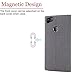 Google Pixel 2 Case, PU Leather Slim Flip Wallet Smart Magnetic Closure Card Slots Cover Kickstand Feature and TPU Bumper Full Body Protection for Pixel 2 (Gary)