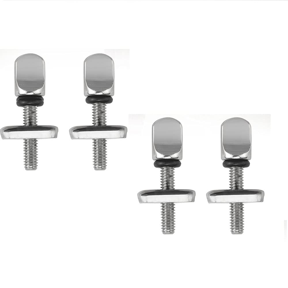 DECARETA 4 Pcs Surfboard Screw,Stainless Steel Fin Screw Sup Fin Screw Surfboard Longboard Fin Screws Universal Fin Screws for Sup,Single Fin,Paddleboard