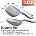 iPrimio - Non Stick Coated - Deep Sifter Shovel - Designed by Cat Owners - Cat Litter Scooper, Kitty Litter Scoop, Deep Cat Poop Shovel - Super Solid Handle - Does Not Include Wall Hanger (Patented)