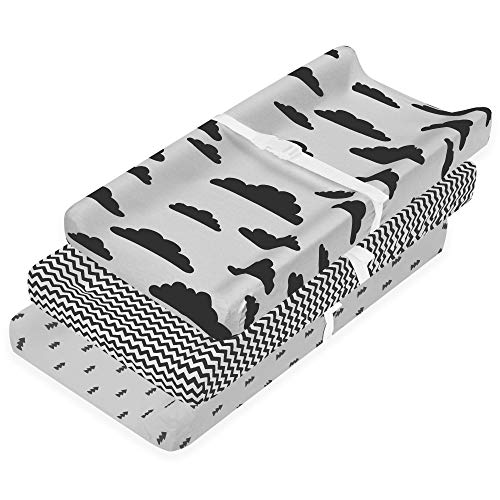 Changing Pad Cover – Baby Changing Pad Covers 3 Pack – Boy or Girl Changing Pad Cover – Pure Cotton Machine Washable…