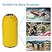 YOKIRIN Waterproof Dry Bag Lightweight Floating Roll Top Sack Backpack for Beach, Boating, Fishing, Rafting, Swimming, Camping, Hiking, Fishing and Snowboarding (Yellow)