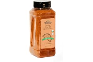 HQO Organic Taco Seasoning – Bold & Authentic Flavor| All-Natural, Gluten-Free & Non-GMO | Perfect for Tacos, Fajitas, Burritos, and Tex-Mex Dishes (18 oz. Large Bulk Pack)