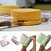 SODIAL(R) 2pc Cake 5 Layer Leveller Slicer Adjustable Bread Cutter Fixator Cut Guide Tool