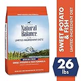 Natural Balance L.I.D. Limited Ingredient Diets Dry Dog Food, Grain Free, Sweet Potato & Fish Formula, 26-Pound