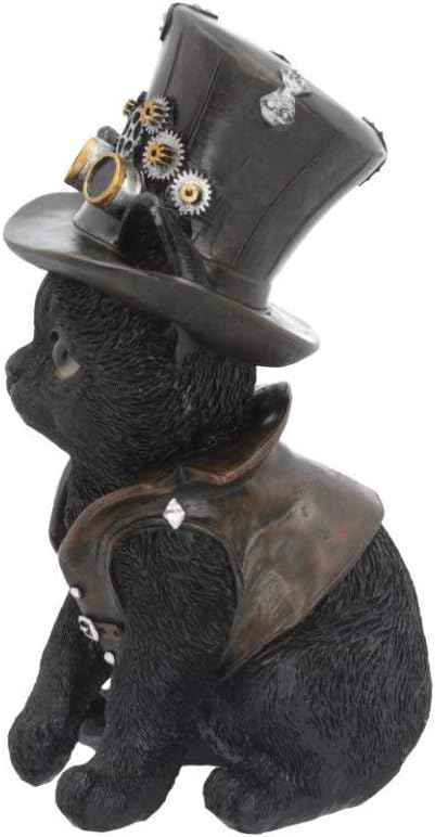 Nemesis Now Cogsmiths Cat 18.5cm Figurine Black, Resin - Image 3