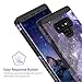 BENTOBEN Case for Galaxy Note 9, Galaxy Note 9 Case, Slim 2 in 1 Hybrid Soft TPU Bumper Hard PC Cover Heavy Duty Shockproof Purple Space Design Protective Phone Case for Girls Women, Purple