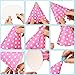 Maxdot 22 Pieces Party DIY Cone Hats Polka Dots Birthday Paper Cone Hats and Crown Hats with Lovely Pom Poms for Party Supply